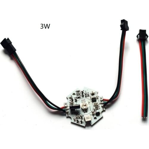 Addressable high power ws2811 3W 10W 30W LED pixels module light DC12-14V input RGB dream color LED