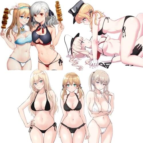 Irina Shidou Render Decal Anime Girl Waterproof PVC Motorcycle Guitar Car Sticker Decal Decor Off-road Laptop Guitar PVC Vinyl