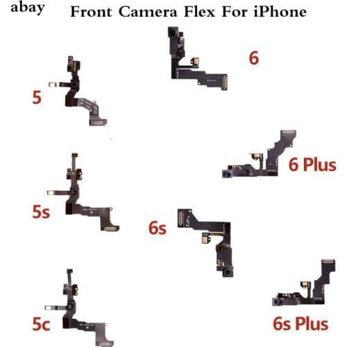 High Quality Front Camera For iPhone 5 5S 5C 6S 6 Plus Front Facing Camera Lens Proximity Sensor Flex Cable
