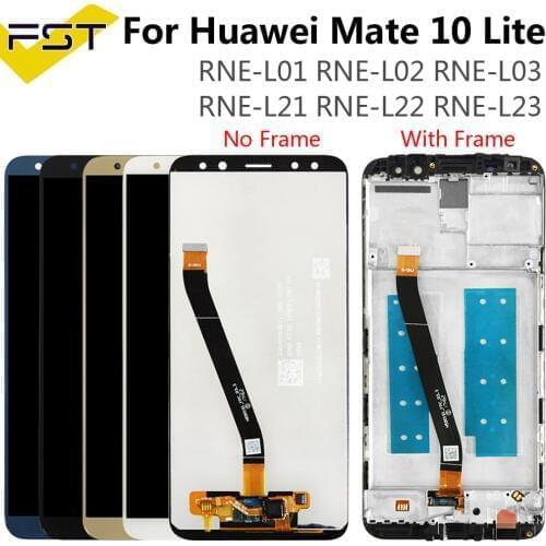 5.9''For HUAWEI Mate 10 Lite LCD Display+Touch Screen Digitizer Assembly For Huawei Mate 10 Lite / Nova 2i RNE-L21 / Honor 9i