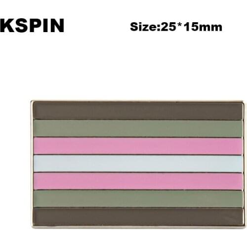 Pride Flag Badge Flag Brooch National Flag Lapel Pin International Travel Pins XY0888