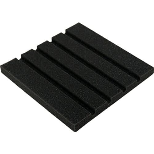 25x25x2cm Soundproof Sponge Wall Sticker Acoustic Foam Panel Sound Stop Absorption Sponge Studio KTV Room Soundproof Decor