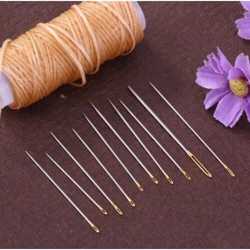 16pcs Hand Sewing Needles Kit Embroidery Mending Craft Quilt Sewing Tool Household Leather Carpet Repair Tools