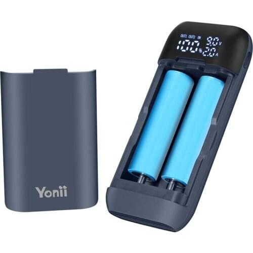 18650 Battery Charge Box QC3.0 PD 18W Quick Charge DIY Power Bank Shell for 18650 21700 20700 Lithium Battery Charger Case