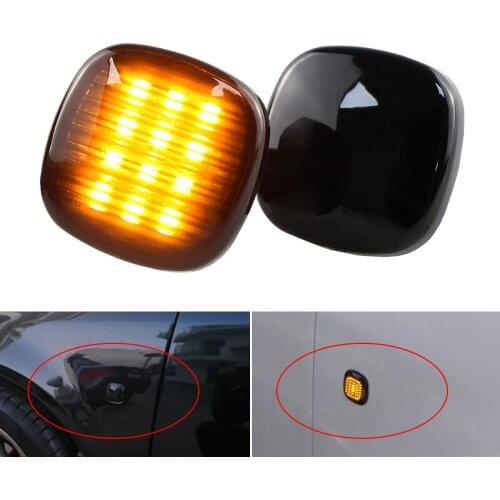 2PCS For AUDI A3 8L 1997-2003 A4 8D 1994-2001 A4 S4 B5 1994-1999 LED Side Marker Turn Signal Indicator No Dynamic Lights Lamp