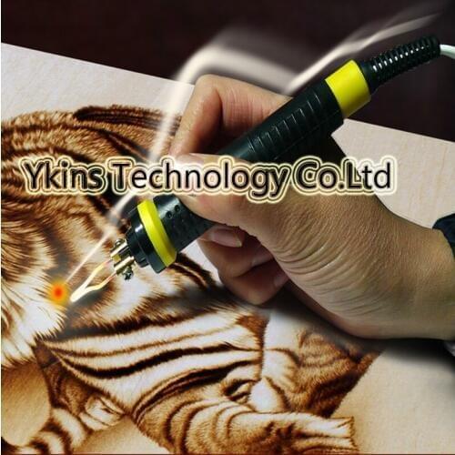 2pcs/lot high quality gourd Pyrography pen for gourd pyrography machine with high temperature cover