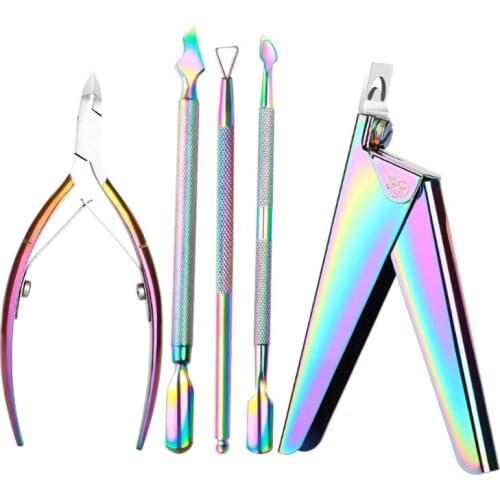 27RC Nail Cuticle Scissors Stainless Steel Cutter Trimmer Manicure Pedicure Tools Portable Exfoliating Scissors Nipper Clippe