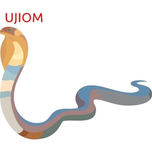 UJIOM 3D Cobra Wall Stickers Bathroom Kitchen Decorative Decals Bedroom Accessories Living Room Decor Wall Stickers Wallpaper