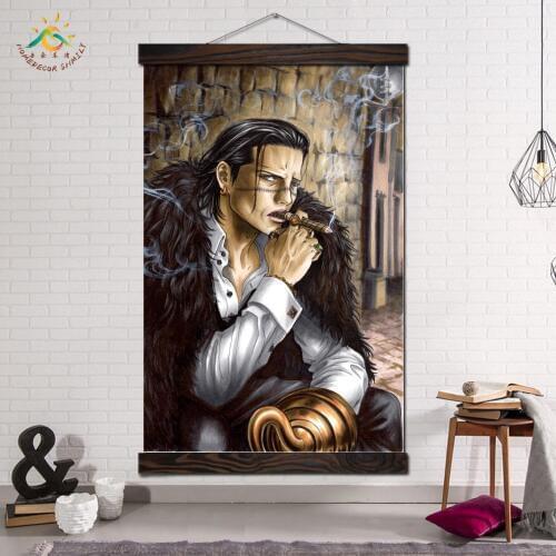 One Piece Anime Image Poster Wall Art Modern Picture Prints Posters Canvas Painting Frame Vintage Wall Art Pictures for Bedroom