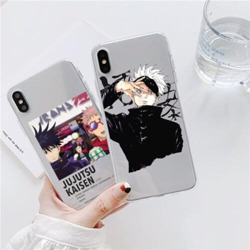 Cartoon Anime Jujutsu Kaisen Case For Huawei P20 P30 P40 Mate 20 10 40 RS Pro Lite E Y9 Prime Y7 Y6 Y7a P Smart 2019 2021 Cover