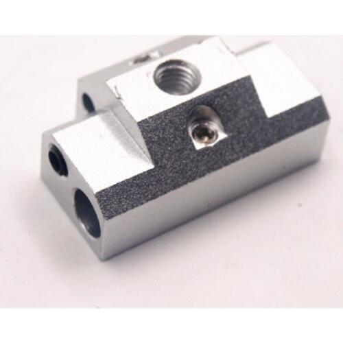 Dual Extrusion Cyclops plus upgrade heater block Multi Color Cyclops 2 In 1 Out Aluminium Heater Block Fast Ship