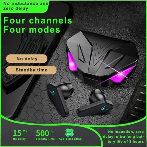 OLLIVAN TWS Gaming headset Bluetooth 5.0 65ms Low Latency Wireless Earphone with Bass Sports Bluetooth Headphones Gamer Earbuds