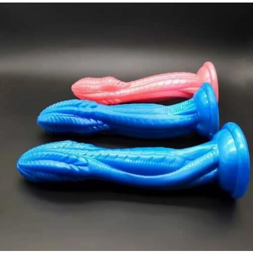 Imitate Dragon Penis Blue/Pink Silicone Dildos Sex Toys For Women Anal dilation Female masturbation G-spot massage Adult Games