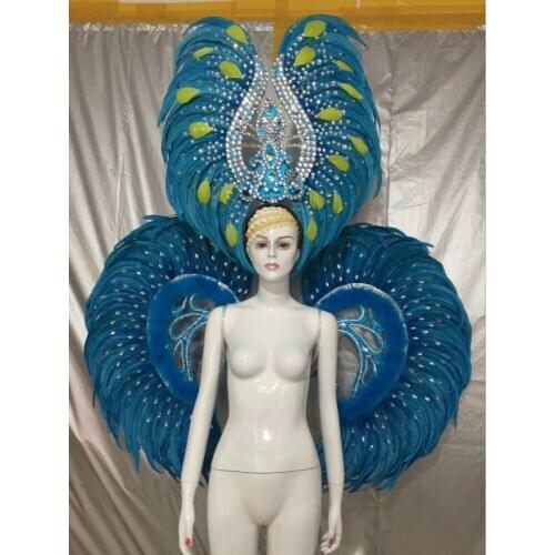 Lo spettacolo di danza copricapo di piume di accessori di abbigliamento La FESTA La Maschera IL Festival