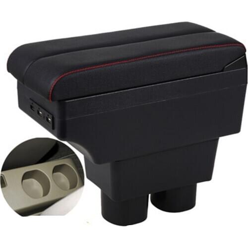 For Nissan Tiida Bluebird armrest box central content box interior Armrests Storage car-styling accessories part with USB