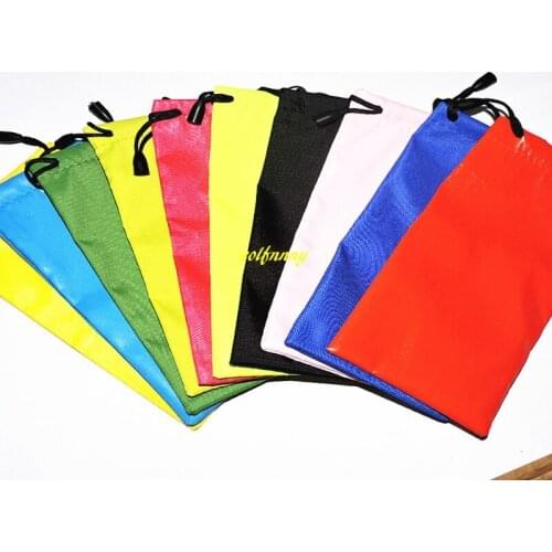 20pcs/lot 18*9cm Durable Dustproof sunglasses pouch soft eyeglasses bag glasses case Drawstring gift bag For party wedding