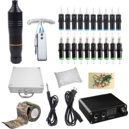 Professional Tattoo Rotary Pen Tattoo Kit Machine Mini Power Set Tattoo Studio Supplies