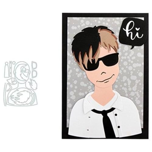 ZY 2021 New Arrival Presell man Clear Stamps And Dies for DIY Scrapbooking/photo album Decorative Embossing DIY Paper Cards