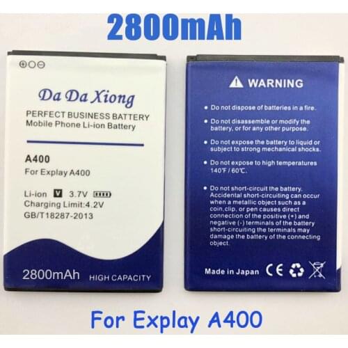 High Quality 2800mAh Explay A400 Battery for Explay A400 Replacement battery