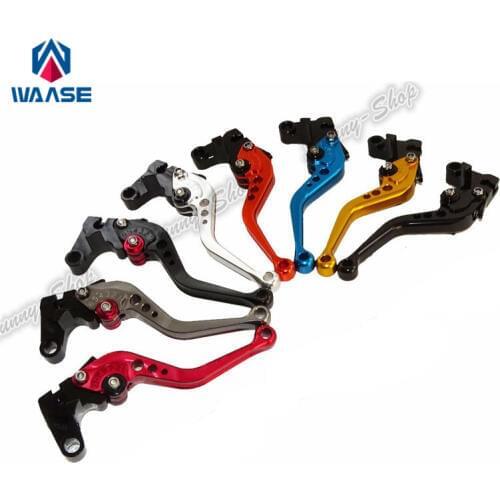 Waase For Suzuki HAYABUSA GSXR1300 GSX1300R 2008 2009 2010 2011 2012 2013 2014 2015 2016 2017 CNC Short Brake & Clutch Levers