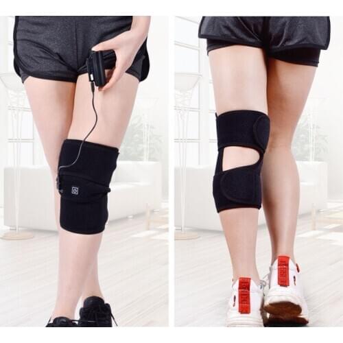 1Pair Adjustable Knee Brace Support Wrap Massager Infrared Heating Arthritis Cramps Pain Relief Rehabilitation Equipment