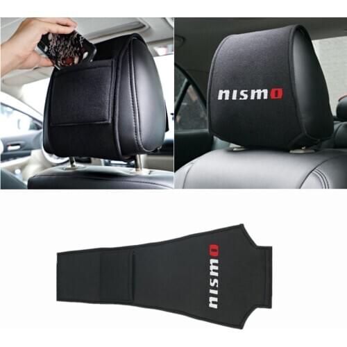For Nissan juke qashqai j11 10 x-trail note tiida nismo Hot car headrest cover Accessories Car Styling 1PCS