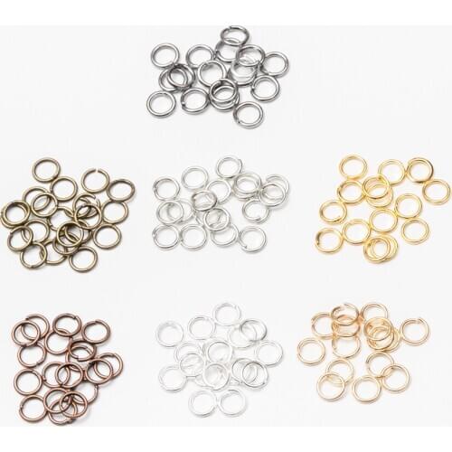 100g Hot sell Connectors Open jump Rings for jewelry accessories Making 5466-5486