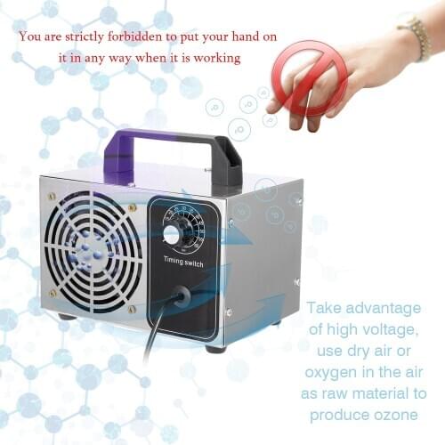 220V Portable Ozone 32g/h Generator Machine Air Filter Purifier For Home Car Formaldehyde Equipped With Timer Function Safe