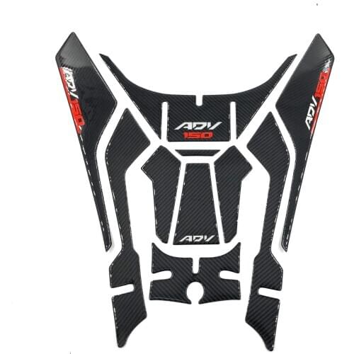 Motorcycle 3D Gel fuel tank pad sticker engine protection Prevent scratc decorative sticker decals Fit For Honda ADV150 ADV 150