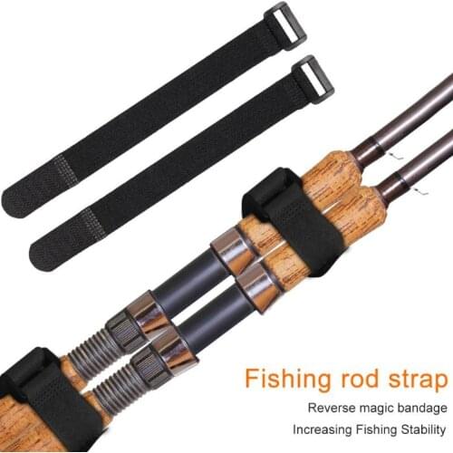5/10PCS Fishing Rod Tie Holders Straps Belts Velcro Suspenders Fastener Hook Loop Cable Cord Ties Belt Fishing Tackle Pesca