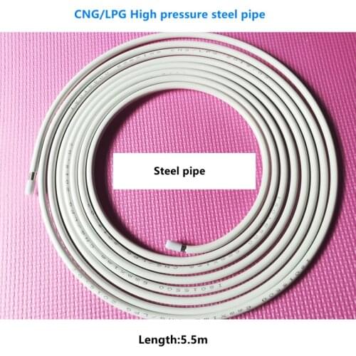 5.5m CNGLPG Dual fuel Oil to gas Car gas accessories Multi-point direct injection Single point gas High pressure steel pipe