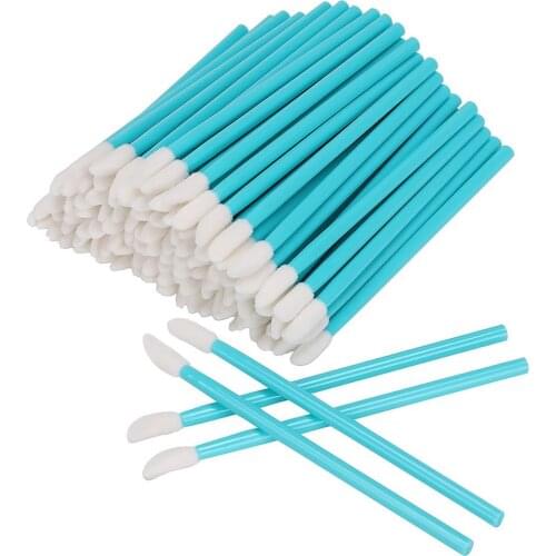 500pcs Disposable Makeup Lip Brush Lipstick Gloss Wands Applicator Makeups Tools For Lip Brushes Portable Cosmetic Beauty