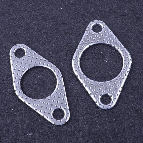 Beler 33mm 40mm Wastegate Gasket Car Accessories Fit For Tial WG Dump Tube Pipe Turbo Smart XS 2 Hole