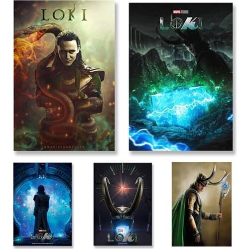 Diamond Painting 5d DIY Marvel Superhero Loki Embroidery Cross Stitch Art Craft Full Square/Round Rhinestone Home Decoration