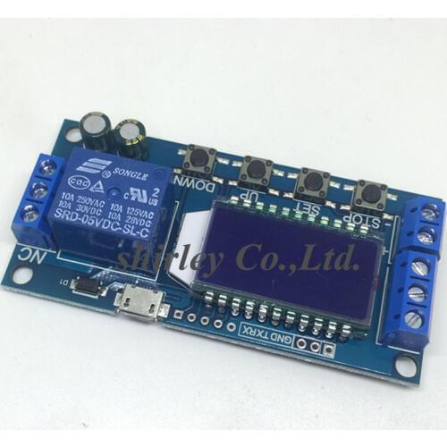 Free shiiping10pcs XY-LJ02 Timer Relay Delay Switch Module Input/Output Switch Time-delayed trigger Cycle timing circuit switch