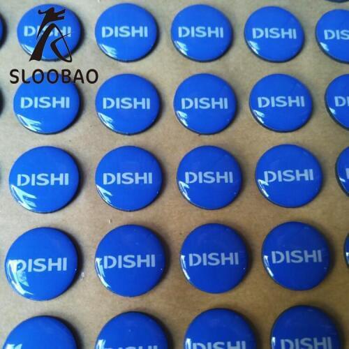 Free shipping 1000pcs Customized Custom printing fashion epoxy sticker label