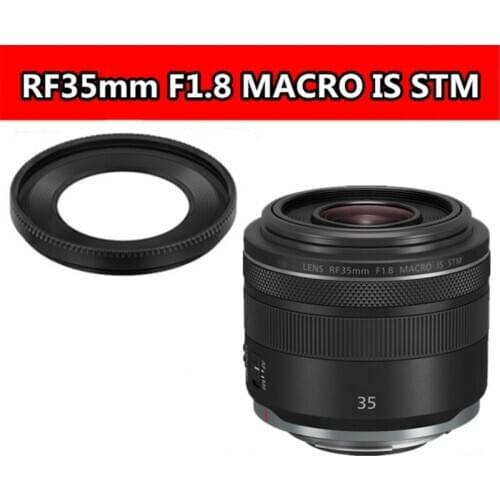 W52 Lens Hood for Canon- EOS R RP R5 R6 with RF 35mm f/1.8 Macro IS STM Lens Replaces Canon- EW-52 Cameras Accessories