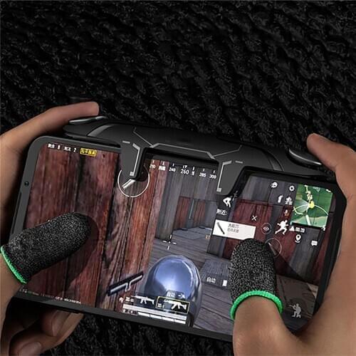 2pcs Breathable Sweat-proof Ultra-thin Games Thumbs Cot Finger Sleeve for PUBG Mobile Game Smartphone Game Playing