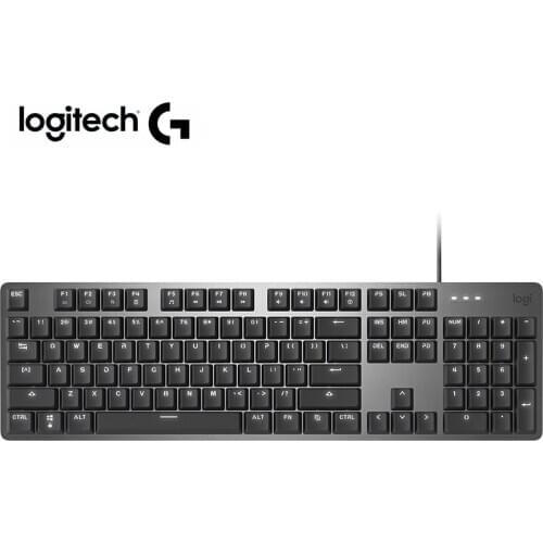 Logitech Original K845 Gaming Illuminated Mechanical Keyboard Cherry MX Switches for Laptop PC Gaming Overwatch PUBG Gamer