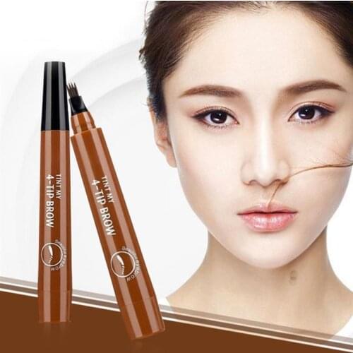 Eyebrow Pen Waterproof Liquid Eyebrow Pencil Fine Sketch Eyebrow Pen Makeup Cosmetics Long Lasting Easy To Use Makeup Cosmetics