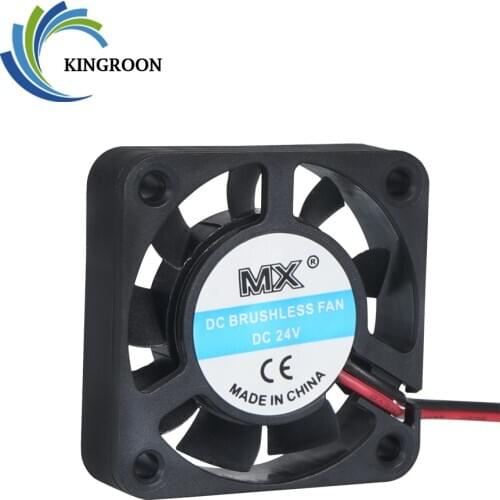KINGROON 2pcs DC 12V 24V 3010 4010 5010 6015 Cooling Fan 3D Printer Parts DC Fans Cooler Radiator Computer Cooler Fans