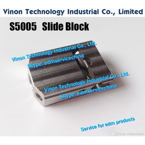 L=39mm S5005 Slide Block 90-1 type 3082521, Holder for power feed contact for Sodic k AQ325,AQ535,AQ360 3087882 wire cut machine