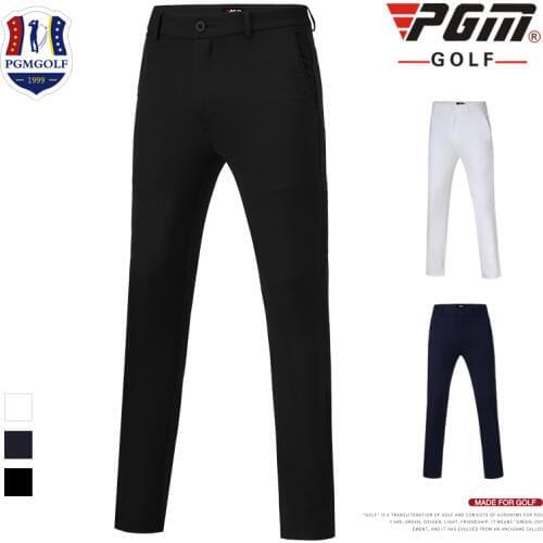 Pgm Autumn Winter Men Golf Trousers Thick Keep Warm Windproof Long Pants Male Training Golf Clothing XXS-XXXL A971