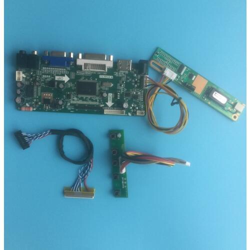 For LP171WX2-A4K6/A4K8/A4K9 controller board LCD DIY VGA LVDS LED HDMI kit DVI screen Panel 30pin display 1440*900 17.1" driver