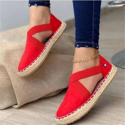 2021 Womens Casual Flat Shoes Comfortable Sandals New Womens Shoes Outdoor Leisure Breathable Walking Shoes Flat Shoes Women