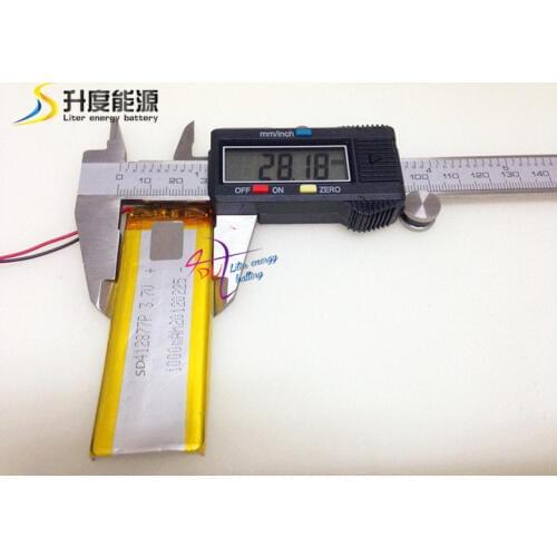 SD412877 high temperature lipo battery lithium ion battery operate temperature -20-60 1000mah