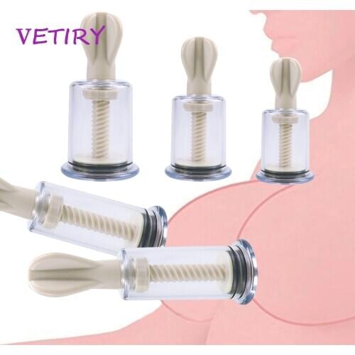 Nipple Sucker Breast Enlarger Pump Erotic Product Pussy Clit Suction Vacuum Pump Adult Sex Toys For Women Couples Games Slave