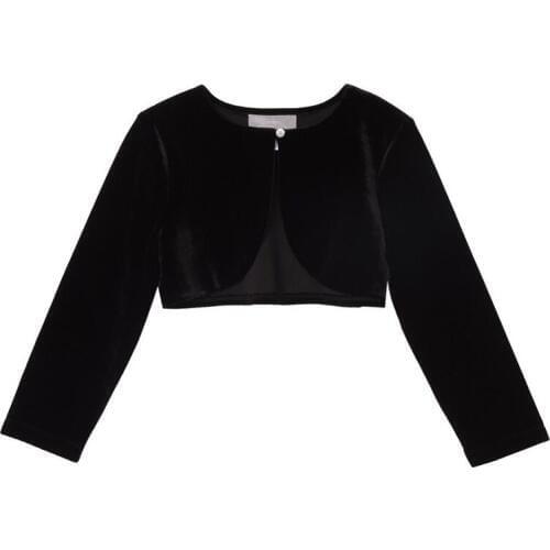 Yatheen Girls Velvet Cardigan Kids Autumn and Winter Dresses' Topper