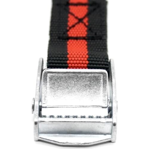 4 Pcs Car Metal Cam Buckle Tie Down Straps Cargo Lash Luggage Belt For Trailers Caravan Pickup RV Motorhome 2500X25mm