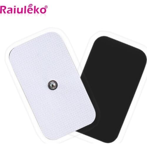 50pcs 3.5mm Plug Tens Electrodes Adhesive Electrodes Acupuncture Relaxation Reusable Massage Gel Pad Patch Muscle Stimulator